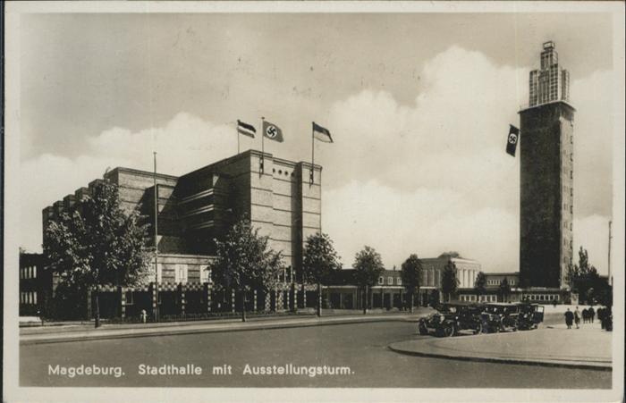 MAGDEBURG  CITY Stadthalle Ausstellungsturm NZ4