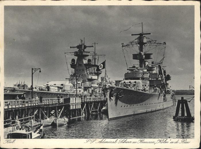 KIEL  CITY PP Admiral Scheu Kreuzer Schiffe NZ4