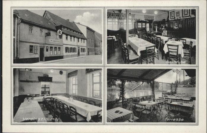 Weissenfels Saale Gastwirtschaft Saalestrand Gaststube Ve