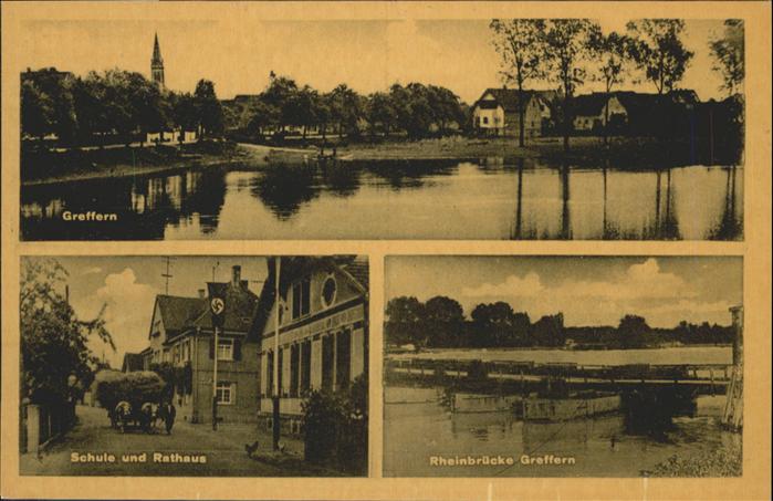 Greffern Schule Rathaus Rheinbrücke