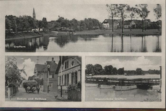 Greffern Schule Rathaus Rheinbrücke