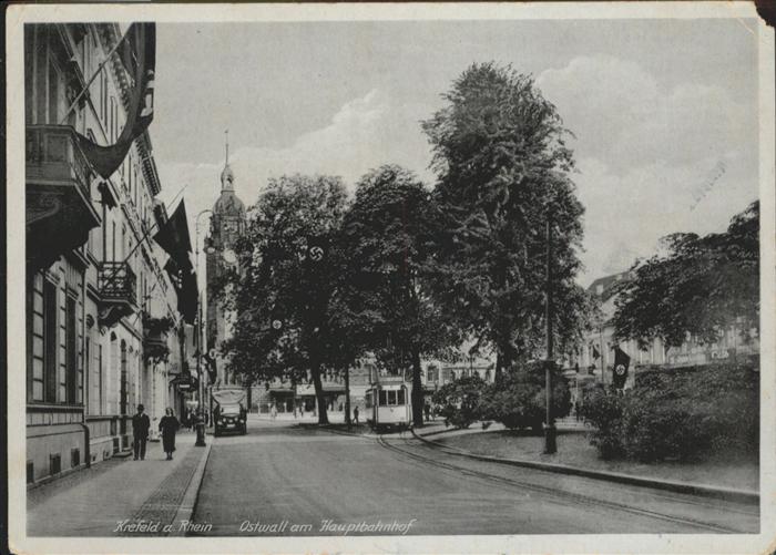 Krefeld Ostwall Hauptbahnhof Strassenbahn
