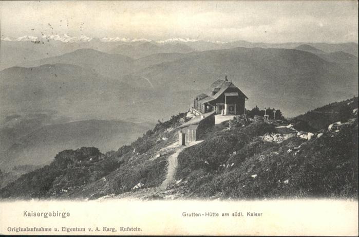 Gruttenhuette Kaisergebirge