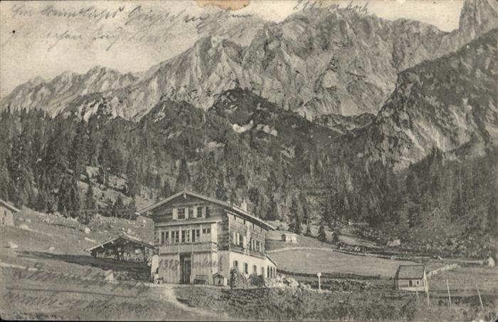 Scheffauer Kaiser Unterkunftshaus Steinberg