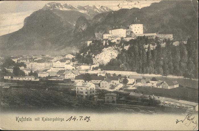 Kufstein Tirol Kaisergebirge