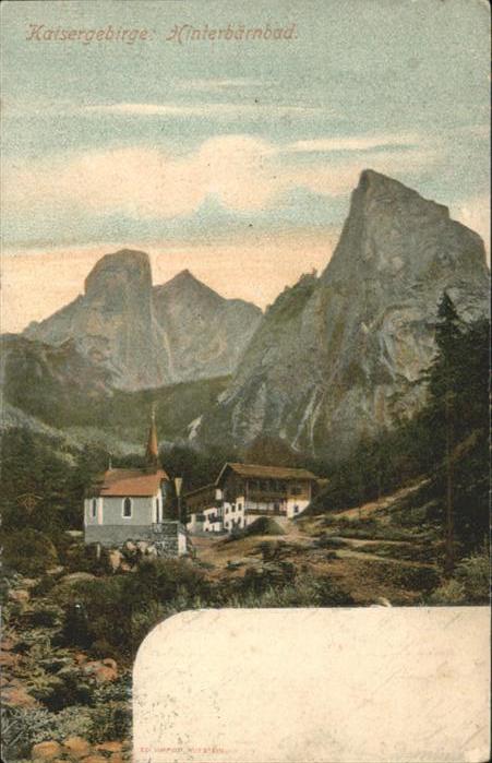 Hinterbaernbad Kaisergebirge