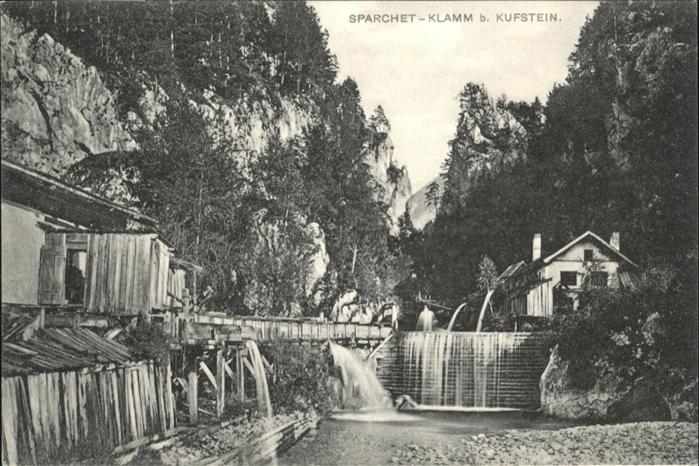 Kufstein Tirol Sparchet Klamm