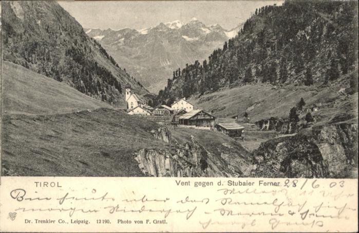 Vent Tirol Stubaier Ferner