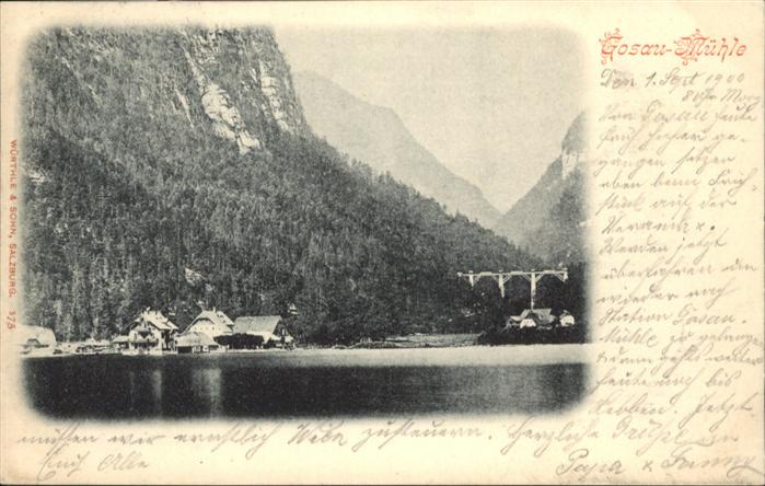 Gosau Oberoesterreich Mühle
