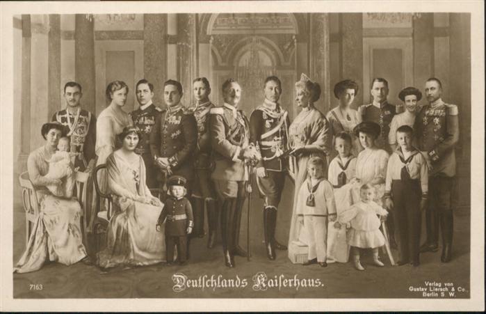 Adel Preussen Deutschlands Kaiserhaus Wilhelm II