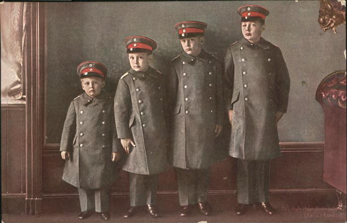 Adel Preussen kronprinzliche Söhne Kinder