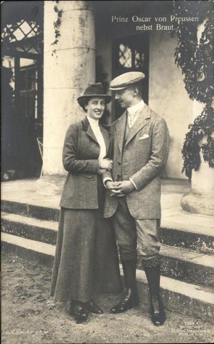 Adel Preussen Prinz Oscar Gräfin Ina Maria