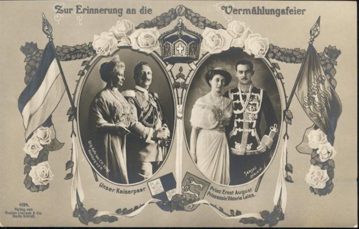 Adel Preussen Wilhelm II Prinz Ernst August Prinzessi