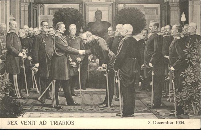 Adel Preussen Wilhelm II Rex Venit Ad Triarios