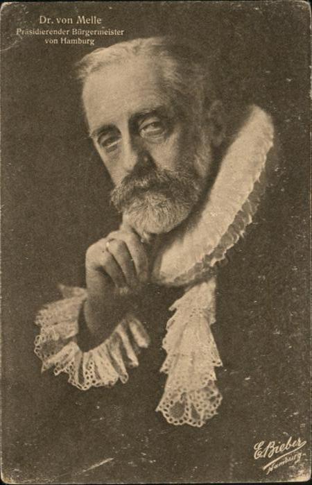 Adel Dr von Melle Bürgermeister von Hamburg