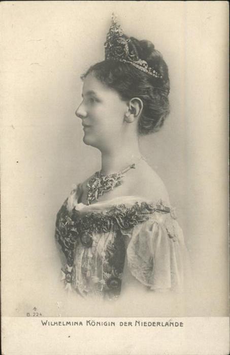 Adel Niederlande Wilhelmina Königin Niederlande