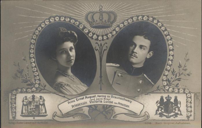 Adel Braunschweig Prinz Ernst August Prinzessin Victoria
