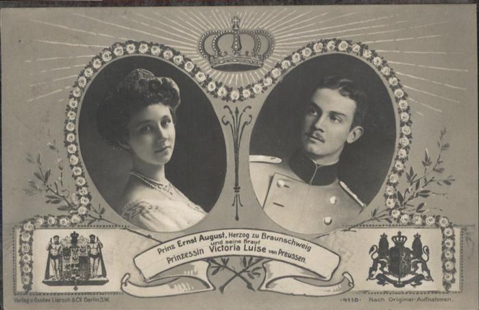 Adel Braunschweig Prinz Ernst August Prinzessin Victoria