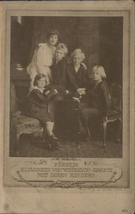 Adel Elisabeth Windisch-Gravetz Fürstin Kind