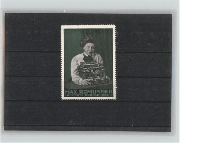 Schreibmaschine Max Römunger München