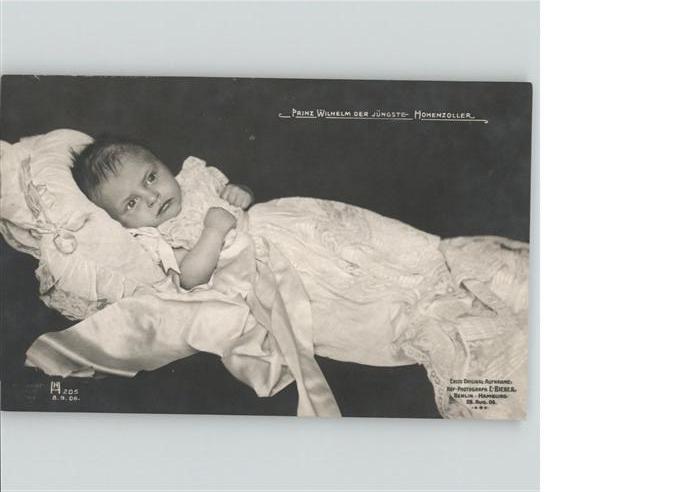 Adel Preussen Prinz Wilhelm Hohenzollern