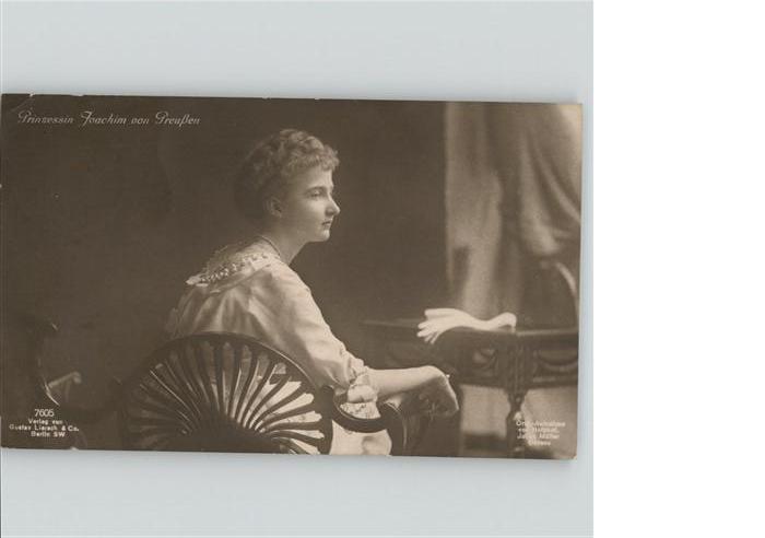 Adel Preussen Prinzessin Marie Auguste