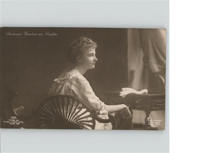 Adel Preussen Prinzessin Marie Auguste