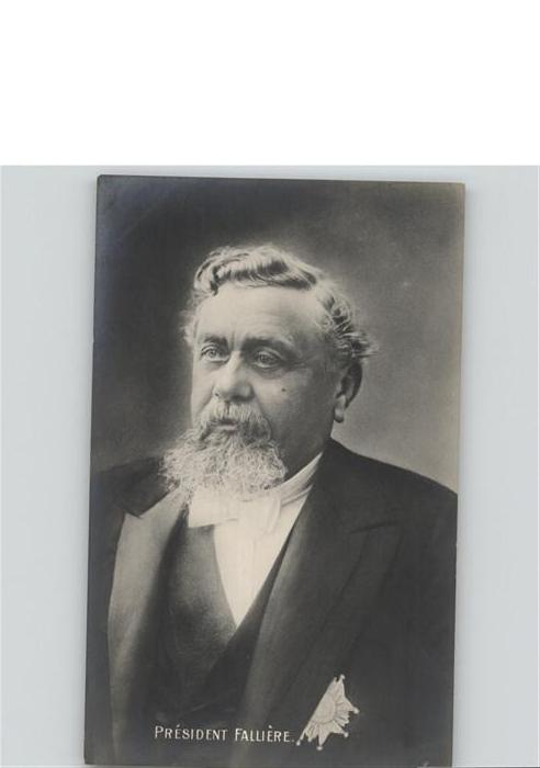 Adel Frankreich President Falliere
