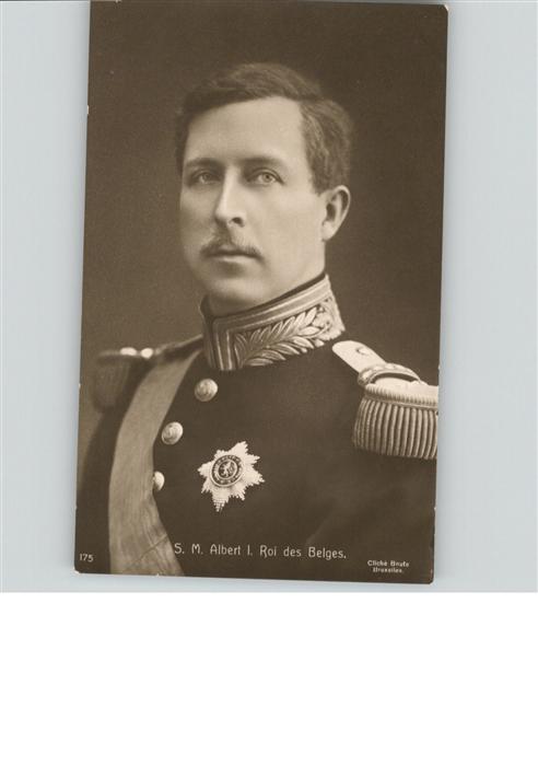 Adel Belgien Albert I Roi des Belges