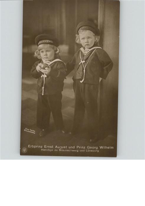 Adel Braunschweig Erbprinz Ernst August Prinz Georg Wilhe