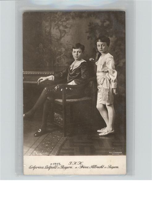 Adel Bayern Erbprinz Luitpold Prinz Albrecht