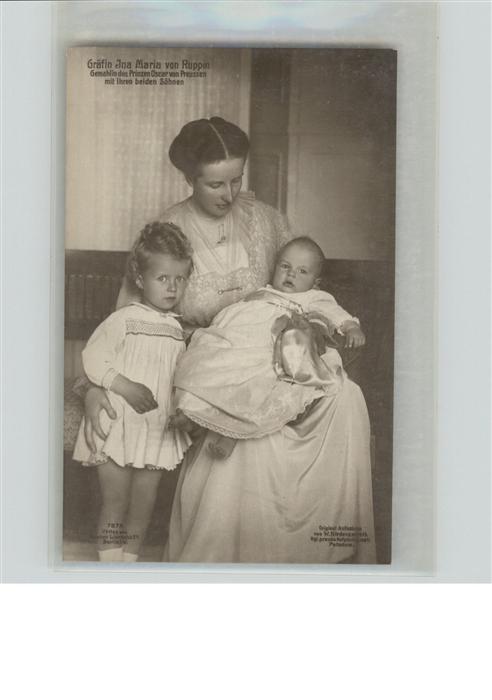 Adel Preussen Gräfin Ina Maria Ruppin Kinder