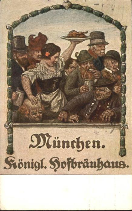 Muenchen Bayern Hofbraeuhaus