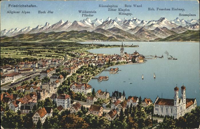 Friedrichshafen Bodensee Hoch Ifer Widderstein Rote Wand