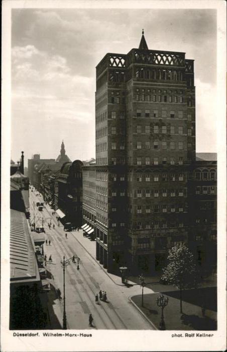 DuessELDORF  CITY Wilhelm Marx Hais