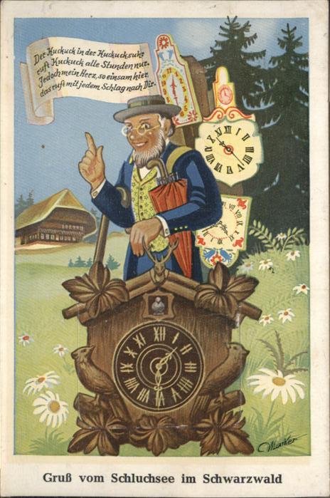 Schluchsee Uhr Leporello