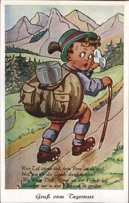 Tegernsee Bayern Kind Leporello