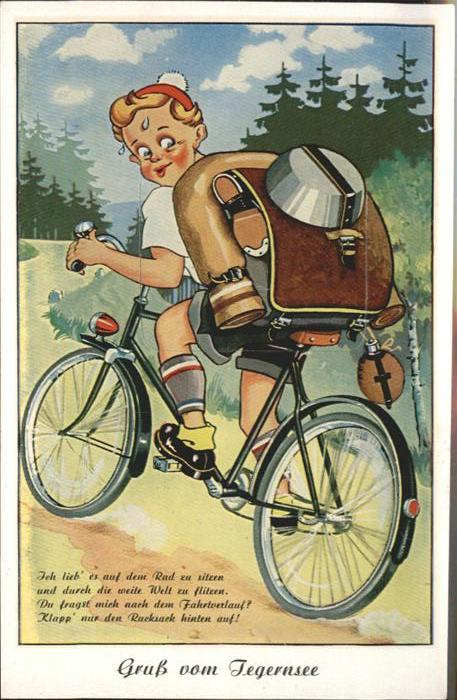 Tegernsee Bayern Fahrrad Leporello