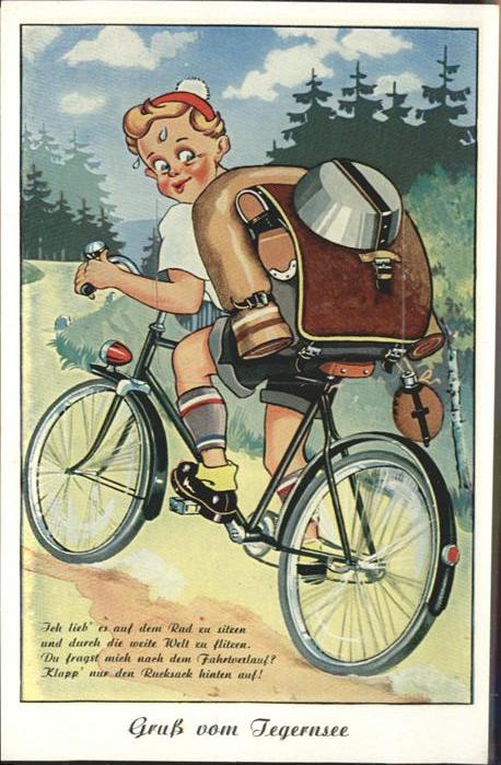 Tegernsee Bayern Fahrrad Leporello