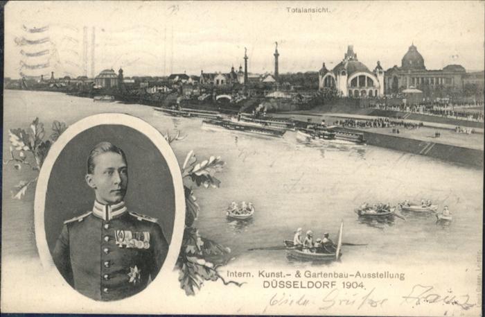 DuessELDORF CITY Schiff Kunst Gartenausstellung
