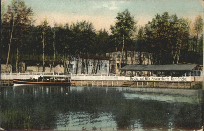 Berlin [Stempelabschlag] Restaurant Fischerhüt