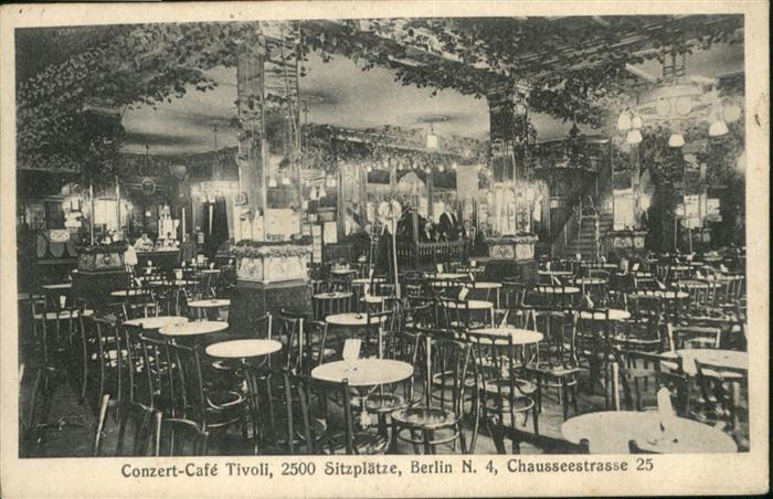 Berlin Konzert Cafe Tivoli