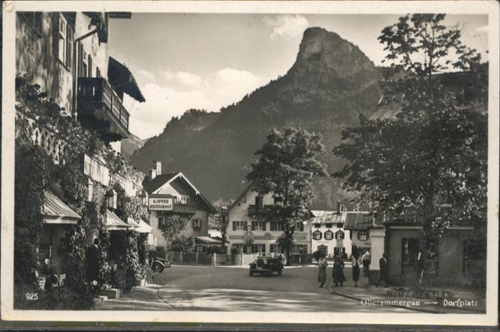 OBERAMMERGAU Bayern Dorfplatz