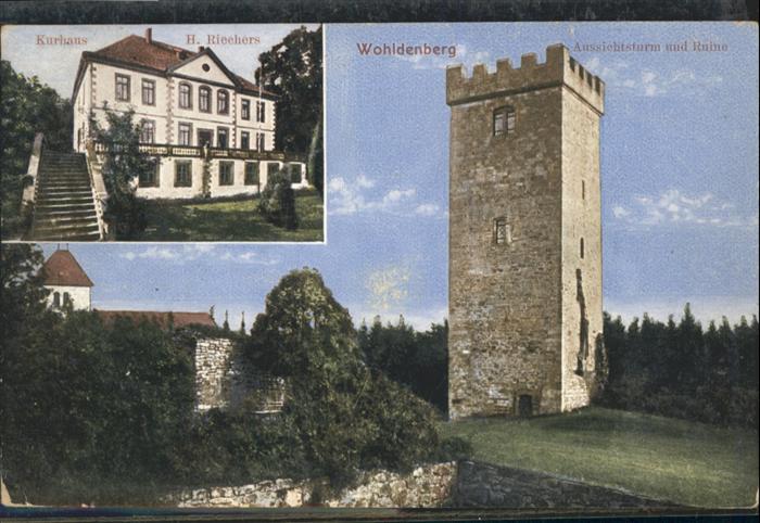 Holle Hildesheim [Stempelabschlag] Wohldenberg Kurhaus A