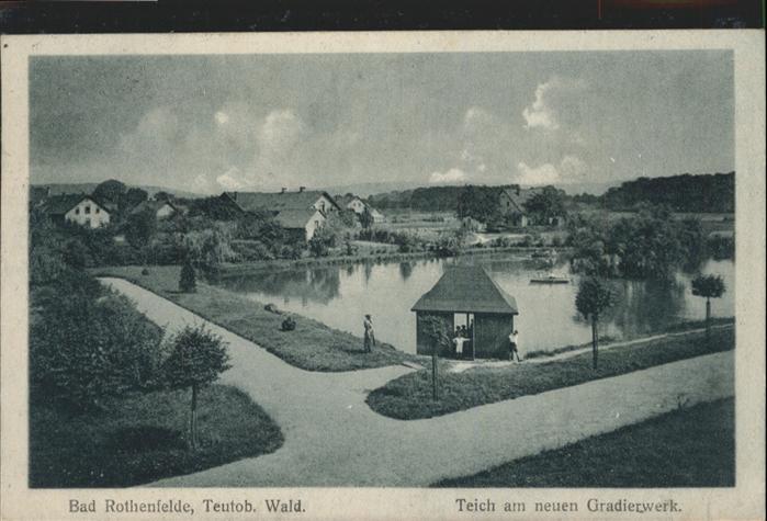 Bad Rothenfelde Teich Gradierwerk