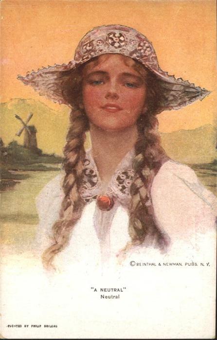 Trachten A Neutral Windmühle Kind Mädchen