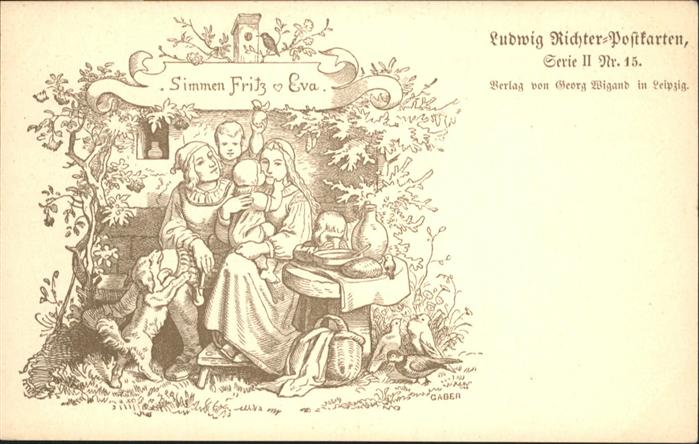 Richter Ludwig Nr. 15 Poesie Familie