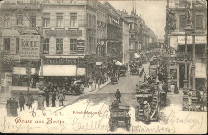 BERLIN CITY Friedrichstrasse Kutsche