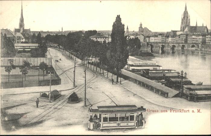 Frankfurt Main Strassenbahn Brücke