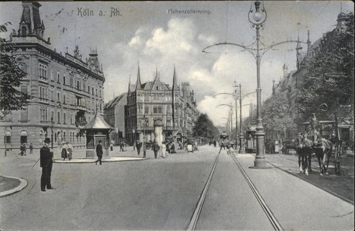 Koeln Rhein Hohenzollernring Kutsche